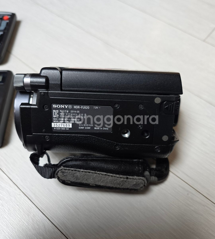 소니 HDR-PJ820 캠코더. 정품배터리2개+리모콘--3