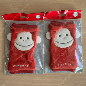 스타벅스 레드몽키 보틀커버 미사용 새상품 2개 일괄