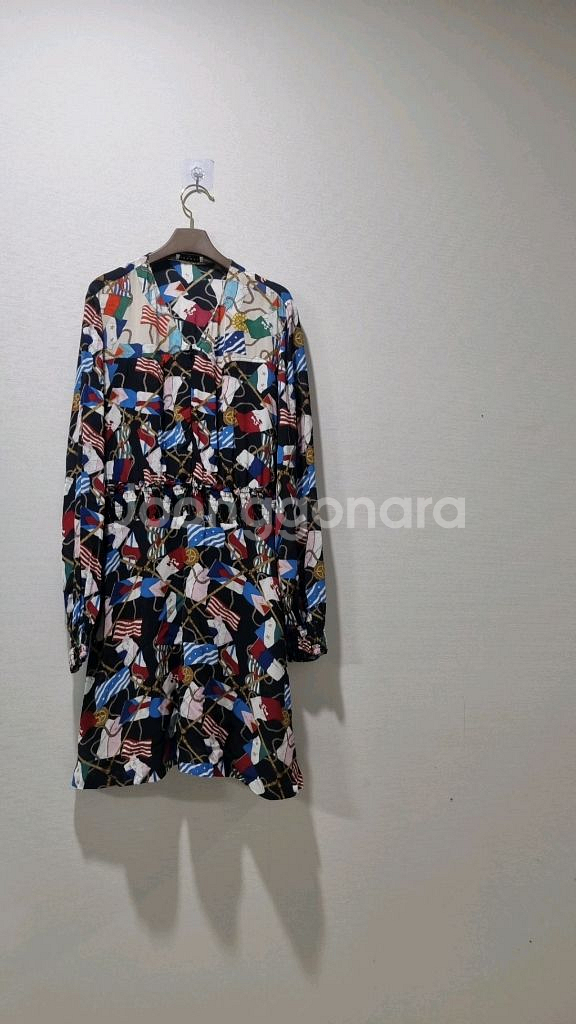 Sandro(산드로) 플래그 프린트 원피스 38사이즈--1