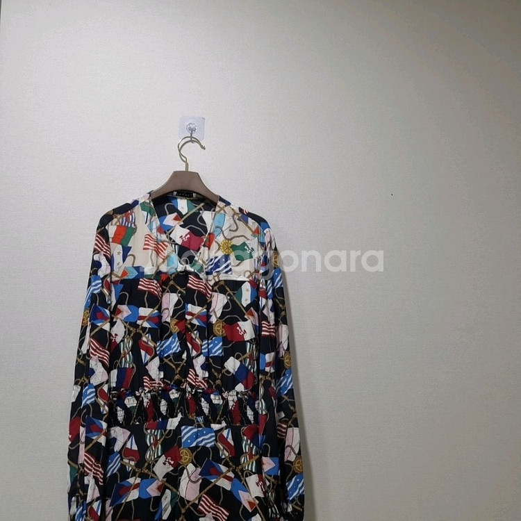 Sandro(산드로) 플래그 프린트 원피스 38사이즈--2