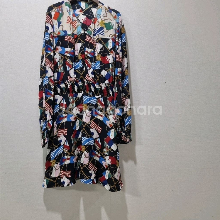 Sandro(산드로) 플래그 프린트 원피스 38사이즈--3