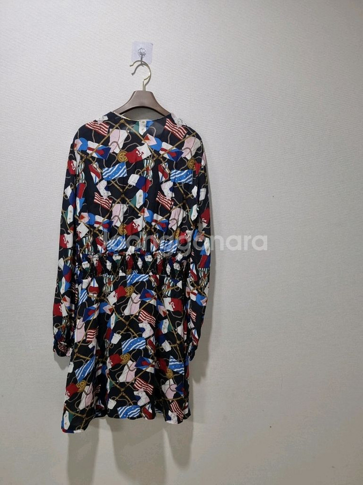 Sandro(산드로) 플래그 프린트 원피스 38사이즈--8