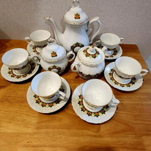 빈티지 티팟 세트