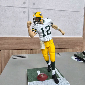 맥팔레인 NFL 수퍼스타 쿼터백 애런 로저스 피규어 일괄 (새해세일)