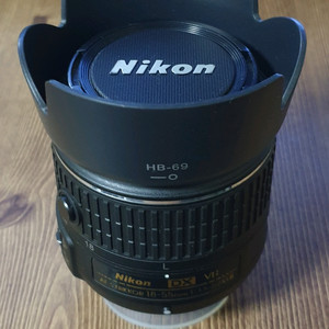 니콘 AF-S 18-55 G VR II 정품렌즈. 4K카메라