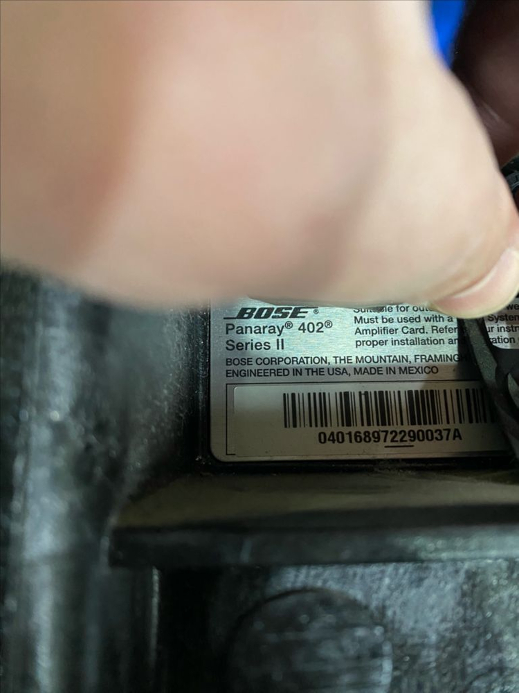 보스 Panaray 402 Series II 스피커, 보스402-가격인하 브라켓포함-2스피커--2