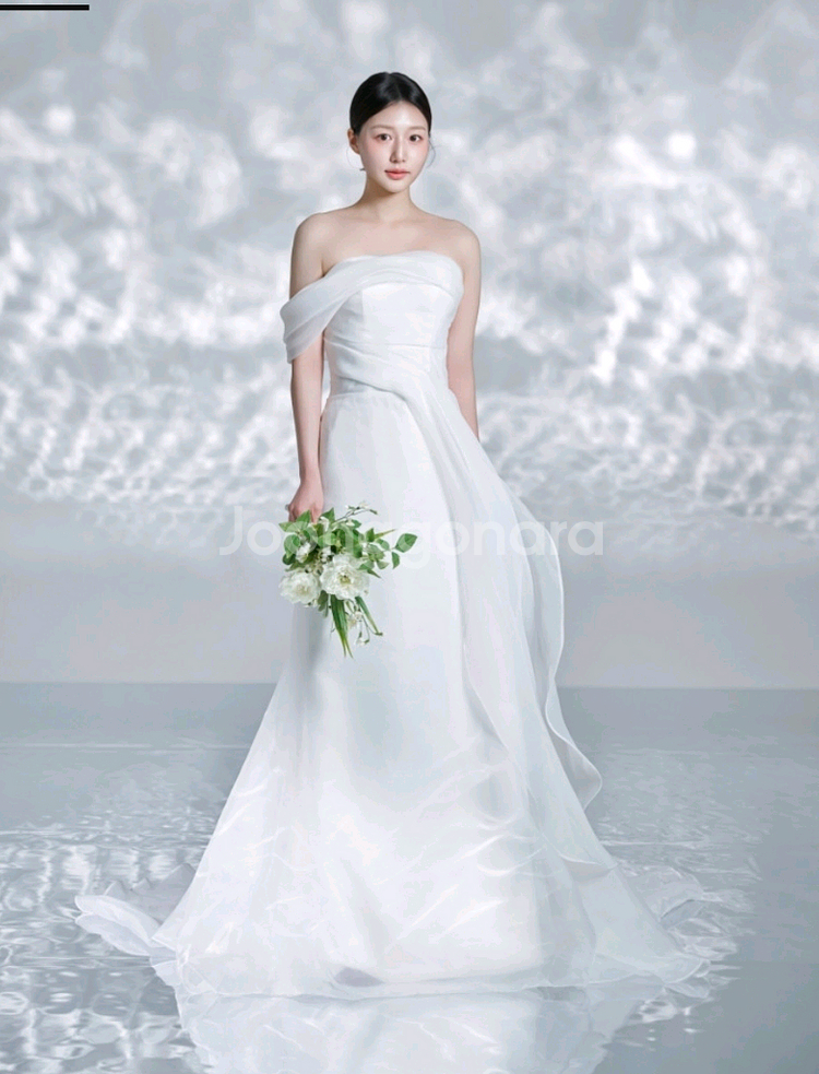 아빌드레스 새상품(셀프웨딩, 오간자드레스, 실크드레스, 촬영드레스, 스몰웨딩)--6