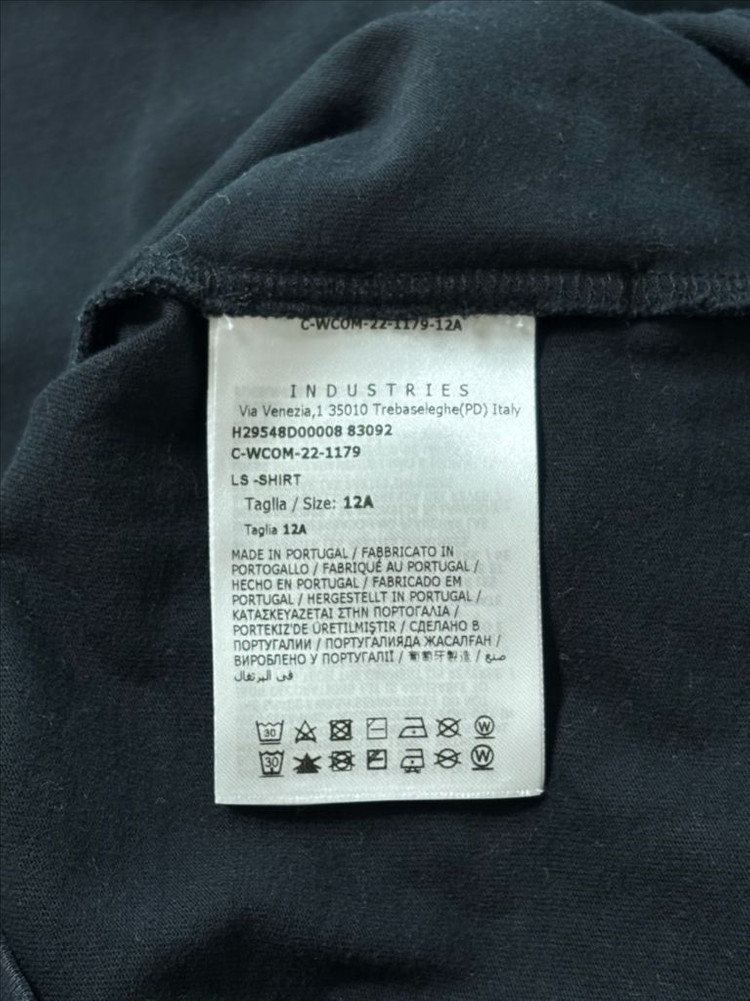 몽클레어 키즈 주니어 목폴라 티셔츠 12y--4