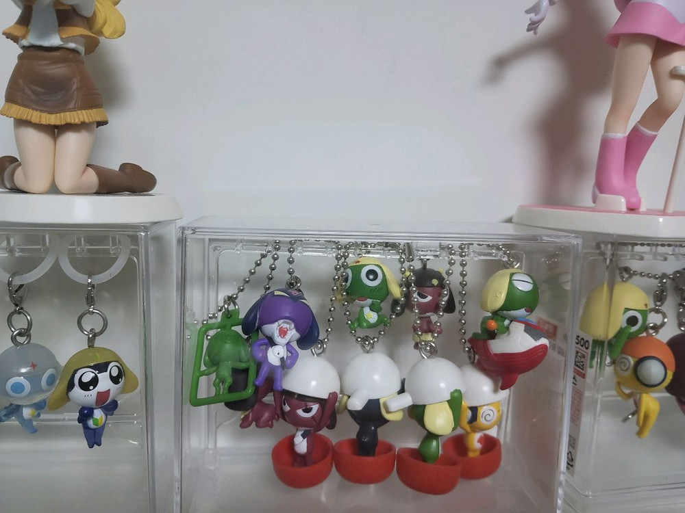 케로로 더블스윙 키링 고전 완구 가챠 이미지