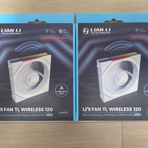리안리 UNI FAN TL Wireless 120 리버스 1팩 2개
