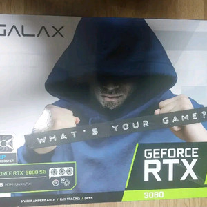 (택포) 갤럭시 3080 그래픽카드 (써멀 재도포 완)