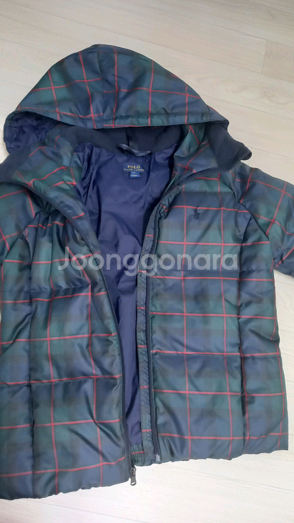 남아여아150 폴로랄프로렌 덕다운 후드패딩--1