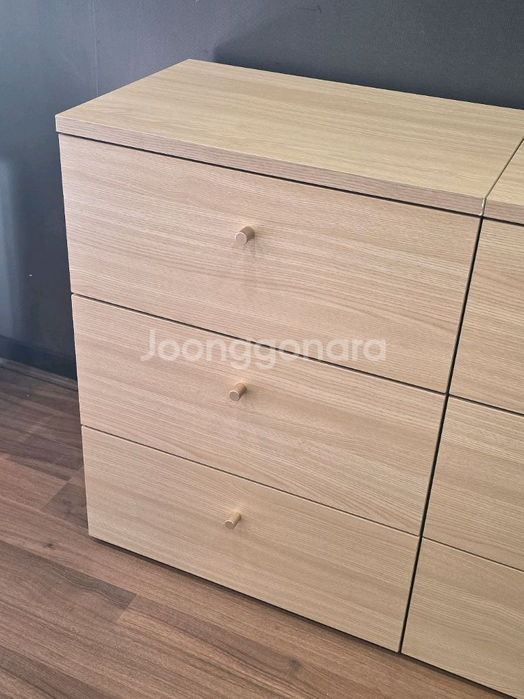 오크우드 3단 서랍장--0