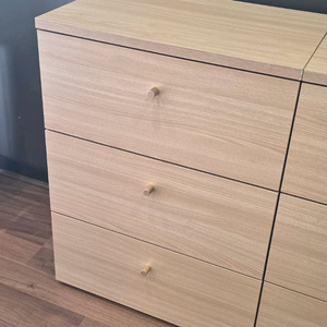 오크우드 3단 서랍장