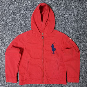 [무료배송][140]폴로 키즈 바람막이 후드점퍼 이미지