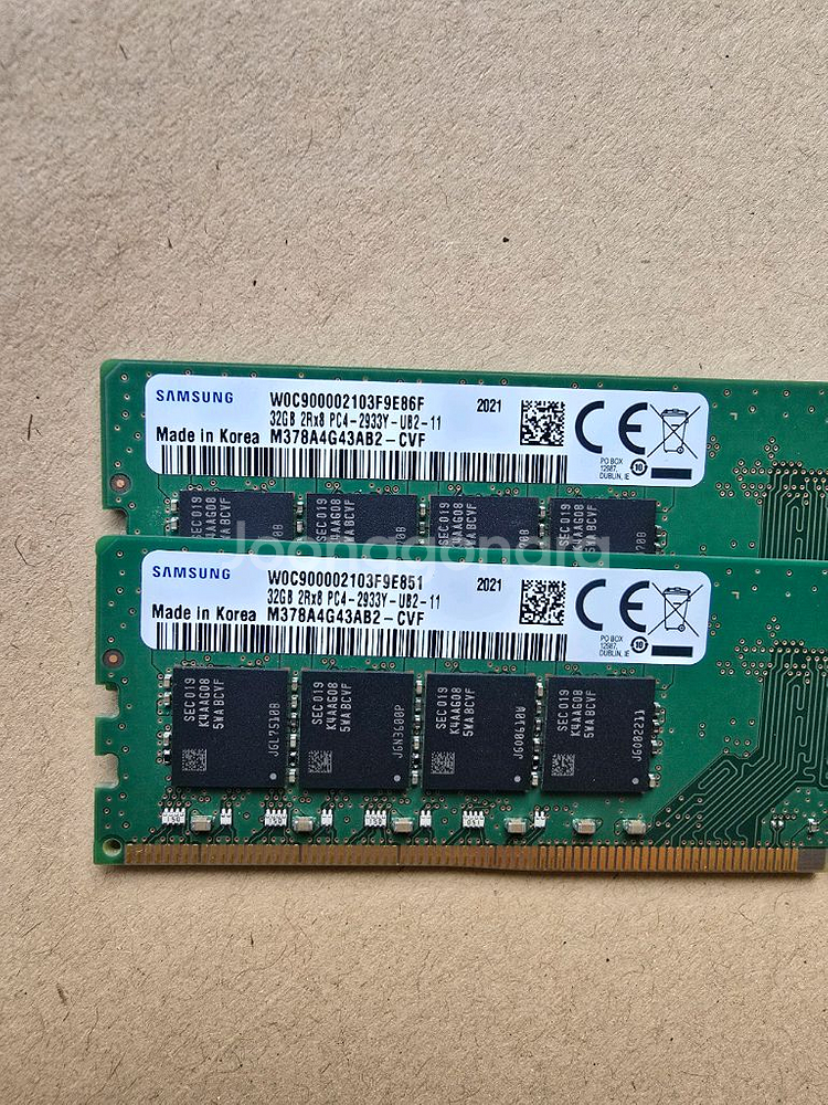 삼성 64GB DDR4 메모리 일괄--0