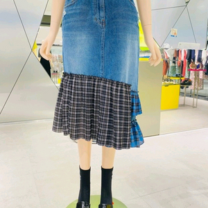 럭키슈에뜨데님스커트