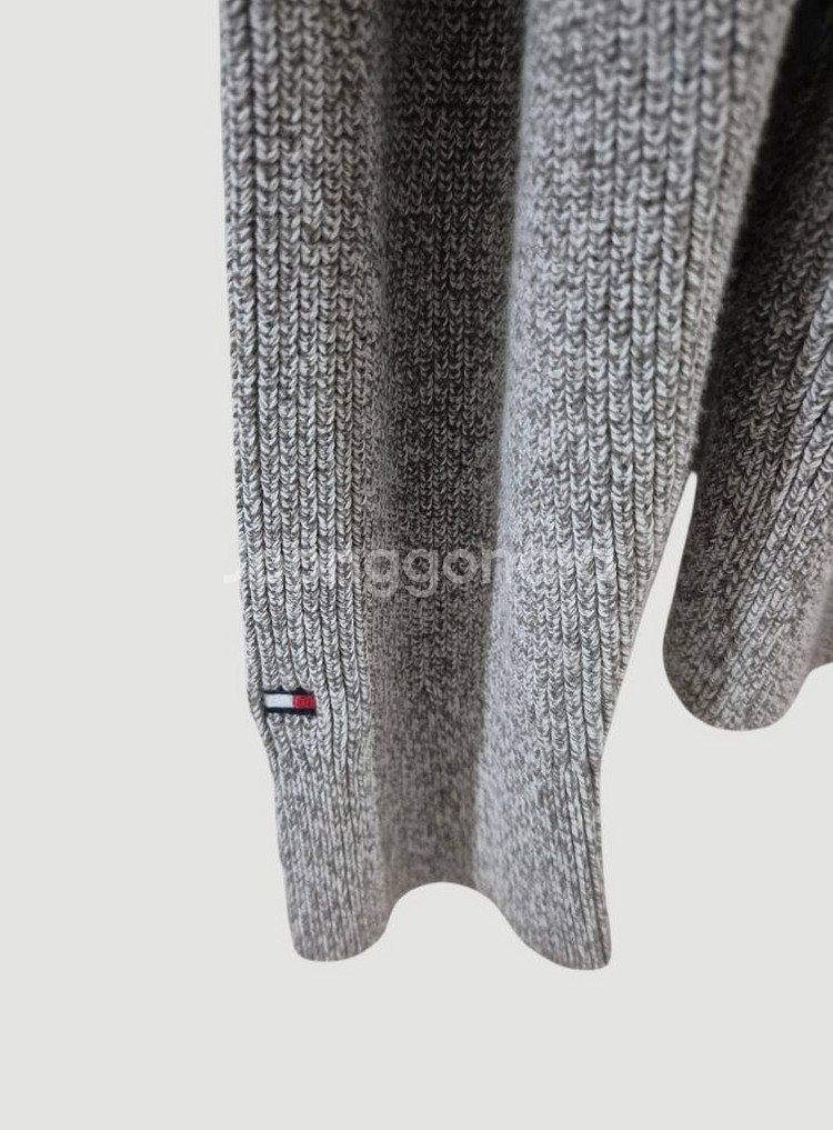 [110]타미힐피거 니트스웨터 반집업--4