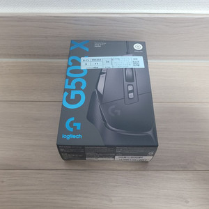 [미개봉 새제품] 유선 게이밍 HERO마우스, G502 X [로지텍코리아정품] [블랙/USB] 팝니다.