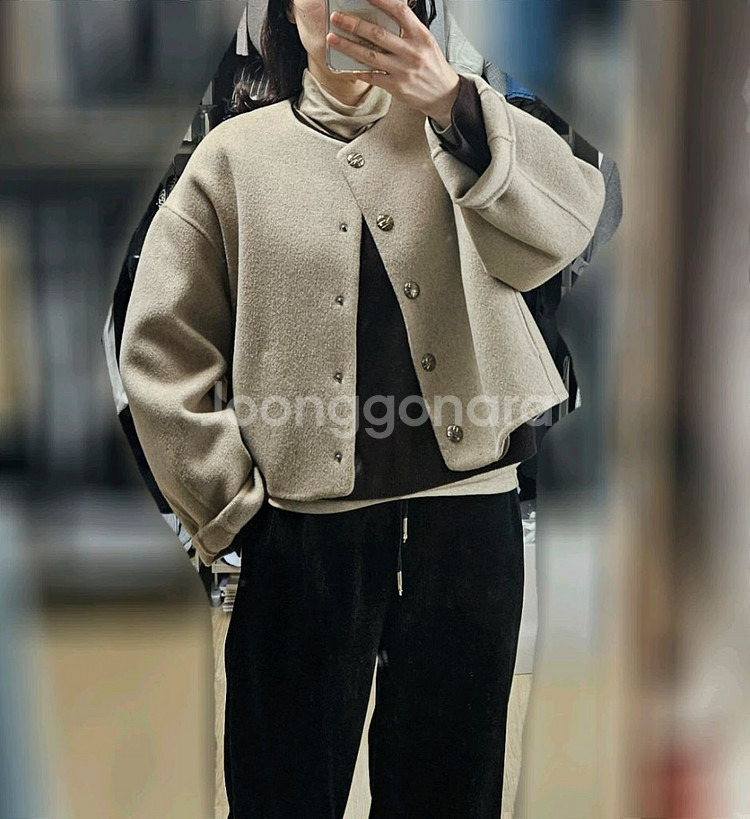 캐시혼방 핸드메이드 자켓 55--2