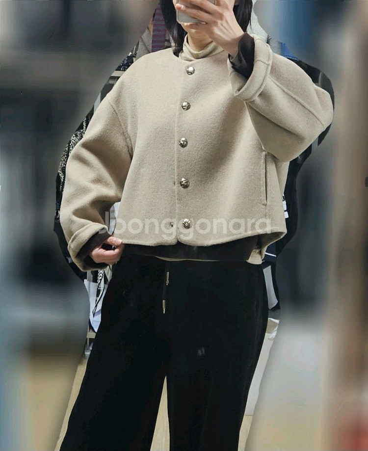 캐시혼방 핸드메이드 자켓 55--0