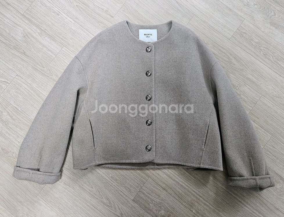 캐시혼방 핸드메이드 자켓 55--4