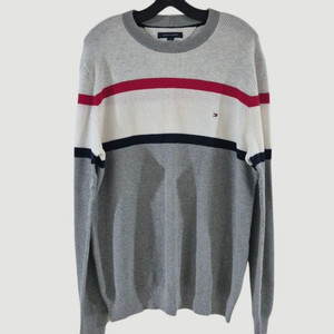 [110]타미힐피거 와플 니트스웨터