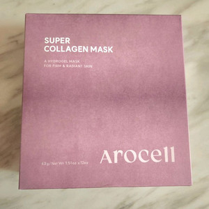 새상품)아로셀 슈퍼콜라겐 마스크팩 12매 1박스 판매합니다