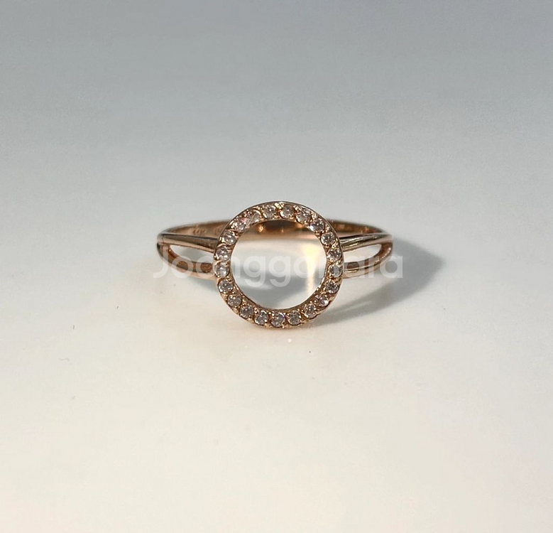 14k 반지 핑크골드--0