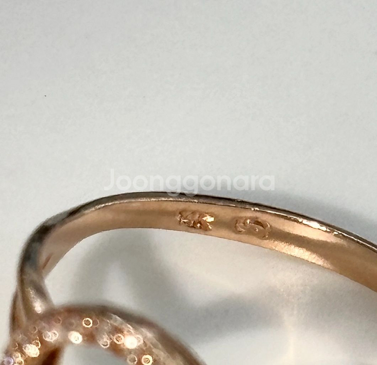 14k 반지 핑크골드--2