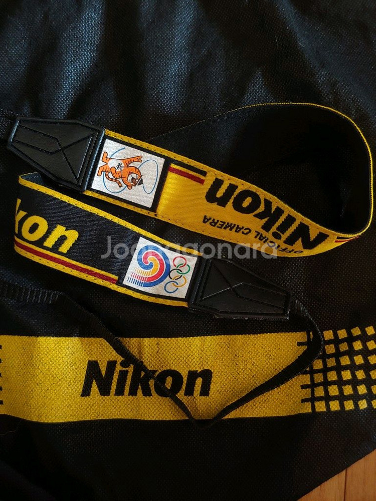 니콘 88서울 올림픽 기념 호돌이 스트랩 신동품--1