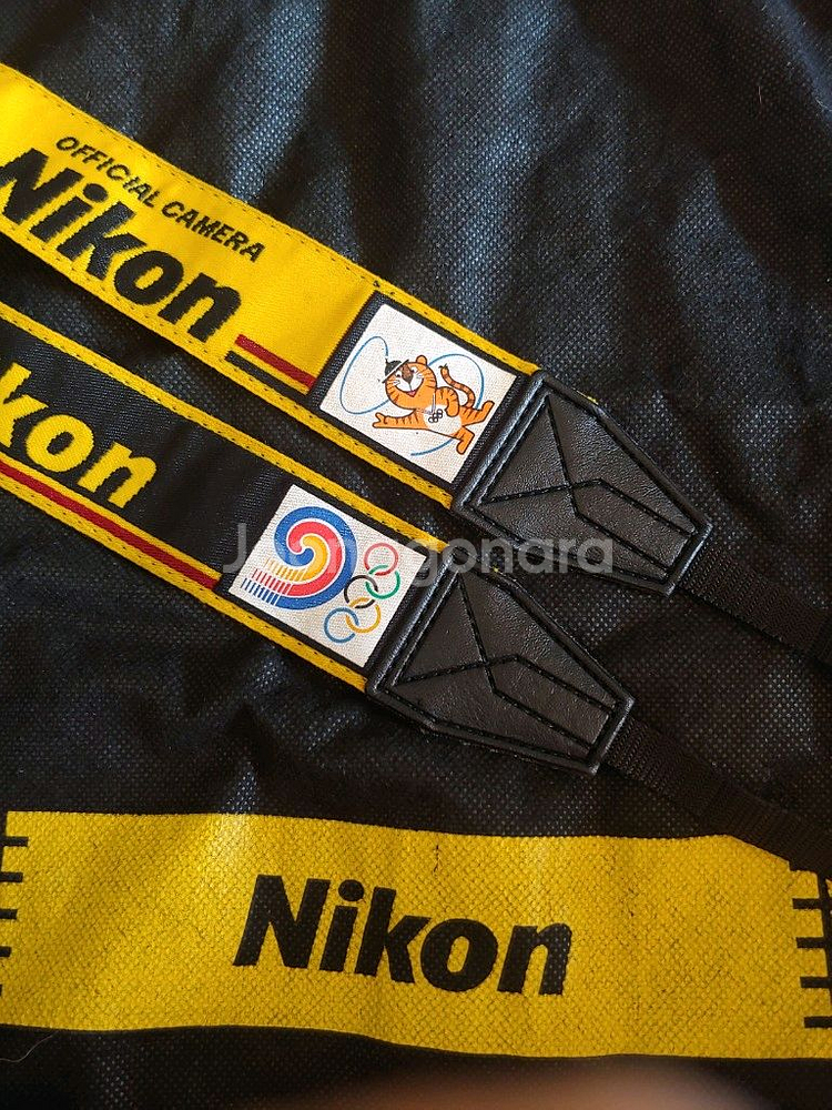 니콘 88서울 올림픽 기념 호돌이 스트랩 신동품--2