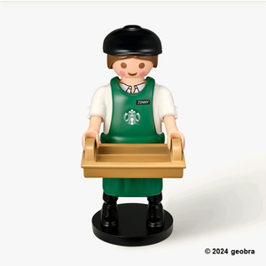 스타벅스 플레이모빌 대형 피규어 지니