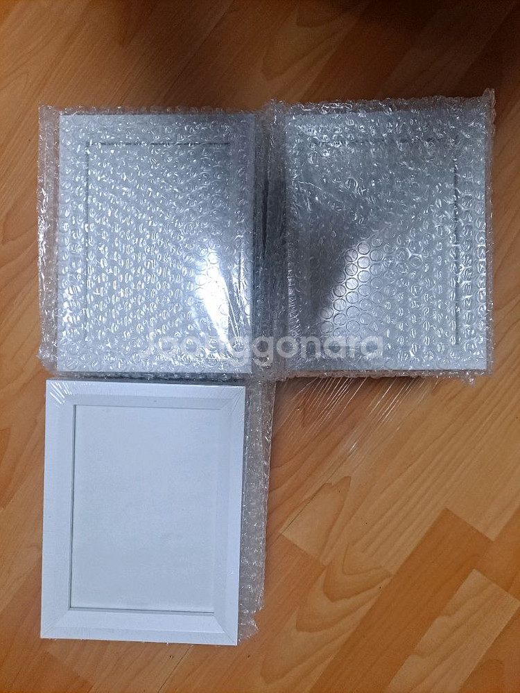 새상품 고급 화이트 우드 액자 5x7인치용--5