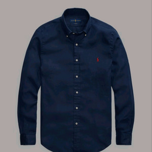 폴로 린넨 셔츠 네이비 s사이즈 판매합니다. 리넨 남방 polo