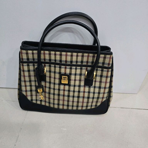 닥스 체크 토트백