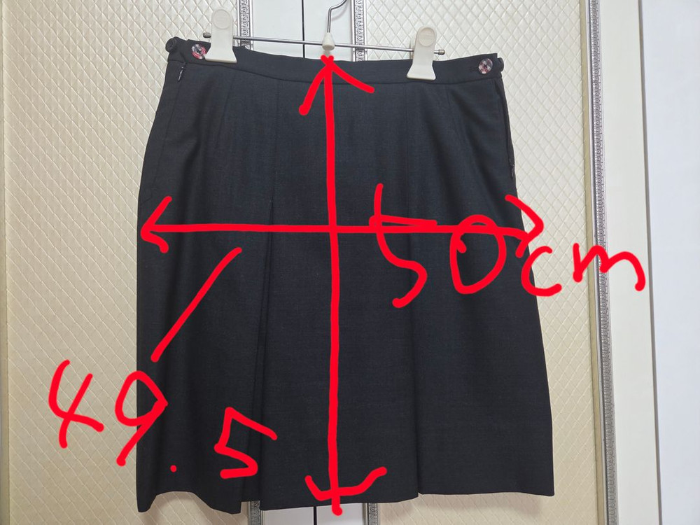 [허리조절] 춘추복 동복 엘리트 교복 치마 77 이미지