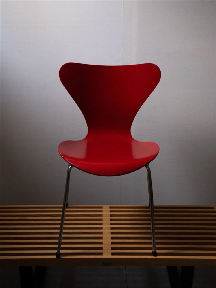 프리츠한센 세븐체어 레드 Seven Chair Red Rouge for Fritz Hansen 이미지