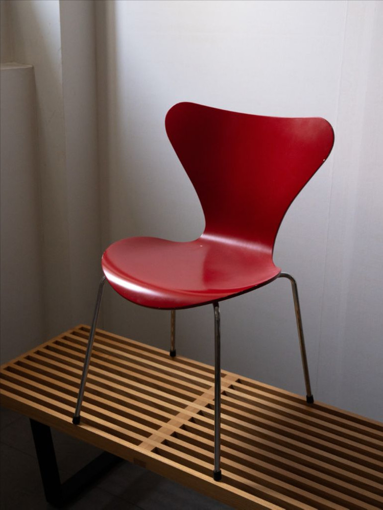 프리츠한센 세븐체어 레드 Seven Chair Red Rouge for Fritz Hansen 이미지