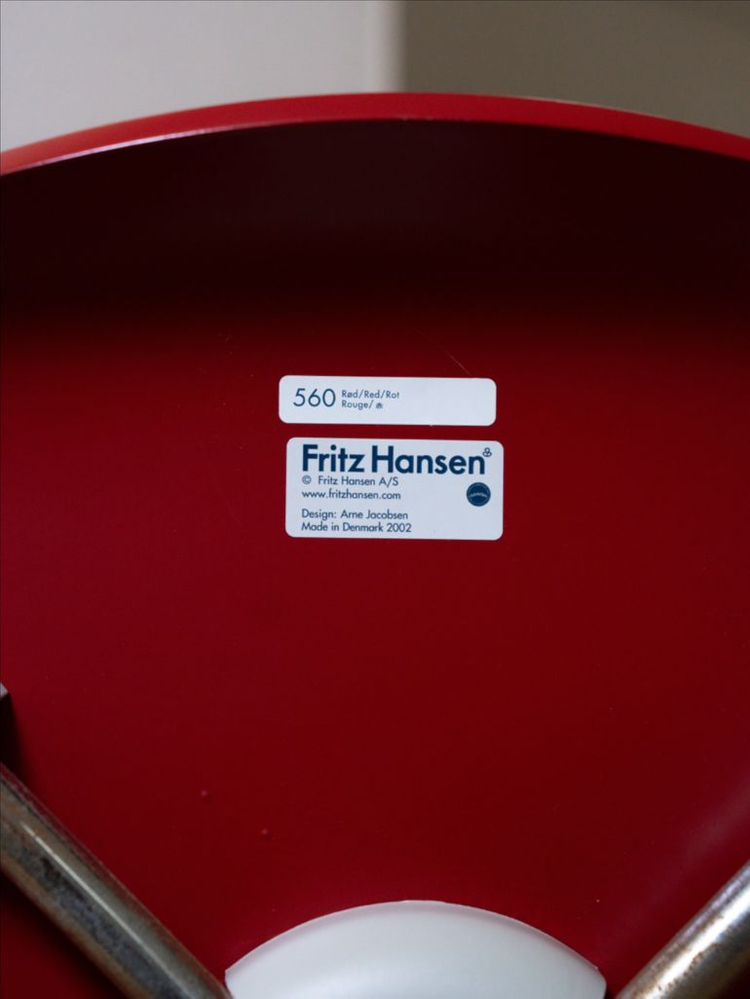 프리츠한센 세븐체어 레드 Seven Chair Red Rouge for Fritz Hansen 이미지