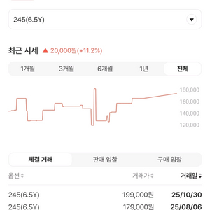 (GS) 조던 1 레트로 로우 OG 울프 그레이 앤 화이트 245mm