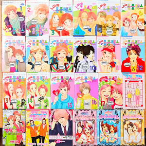 러브 콤플렉스 일러스트집 팬북 나카하라 아야 고전 순정 러브콤 애니메이션 설정자료집 화집 희귀 특전 스트로베리 단편