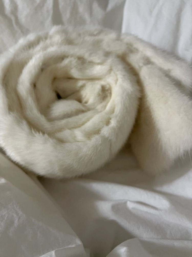 코펜하겐 휘메일 퍼플등급 밍크 머플러 목도리(무배) 이미지