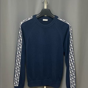 [정품] 드라이 O / 디올 인서트 니트 네이비 L