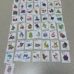 포켓몬띠부씰 일괄 판매합니다