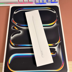 (미개봉)아이패드 프로 8세대 m5 13인치 256기가 와이파이+애펜프로