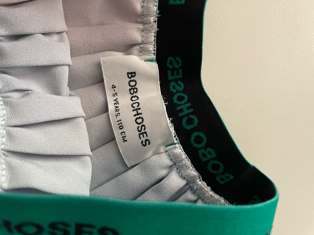 보보쇼즈 컬러블록 플리츠 스커트 4-5Y--2