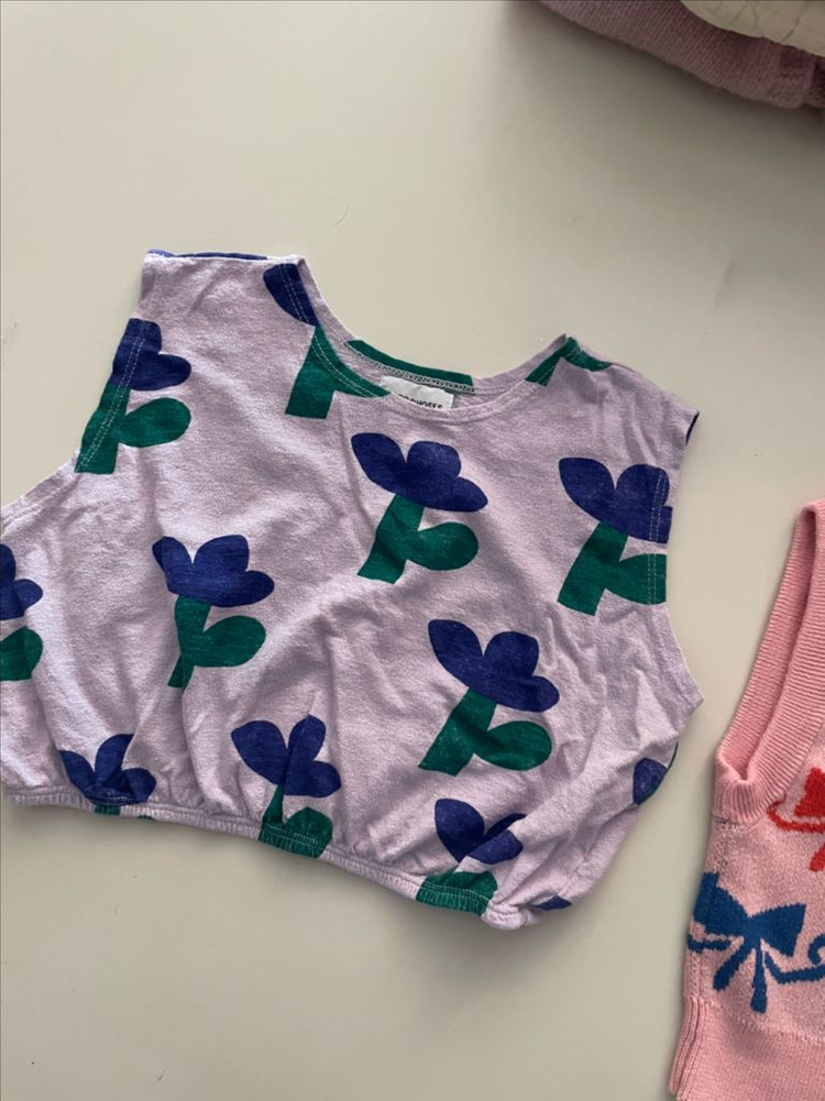 보보쇼즈 니트 나시탑 6-7y 일괄--2