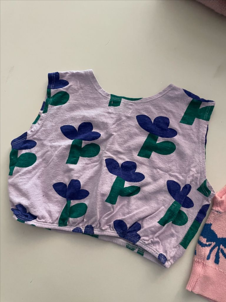 보보쇼즈 니트 나시탑 6-7y 일괄--3