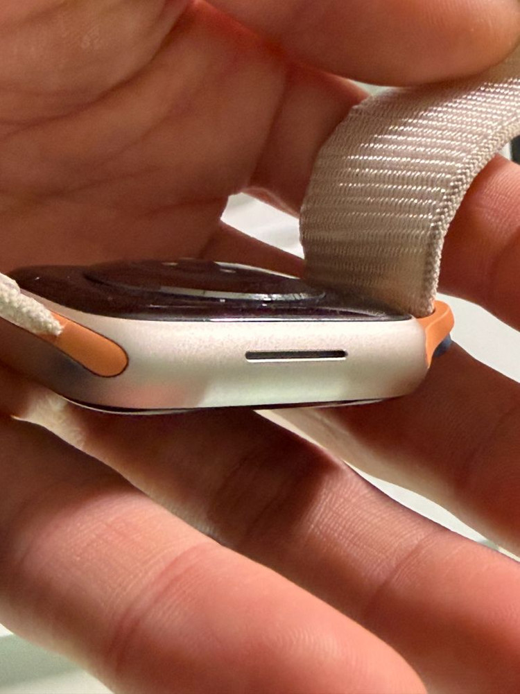 애플워치 9 45mm 셀룰러 골드 새제품급 풀박--2